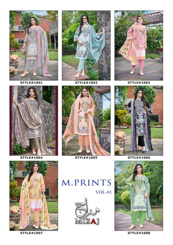 Mizaj M print vol-1 Ladies Kurti market in Pune